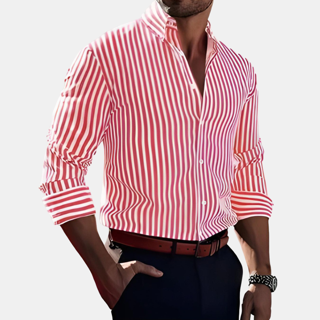 ALEJANDRO | Camisa de rayas entallada