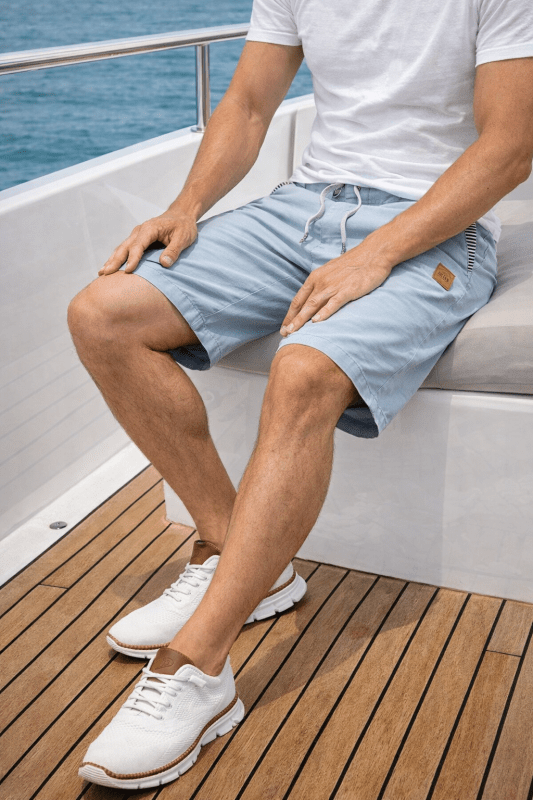 GUADALUPE | Shorts chinos de corte holgado