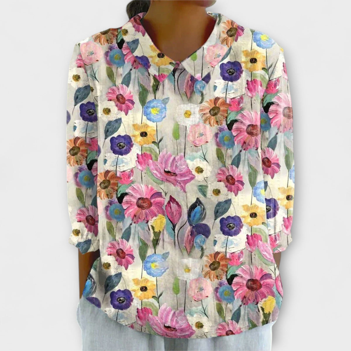 XIMENA | Blusa con estampado floral