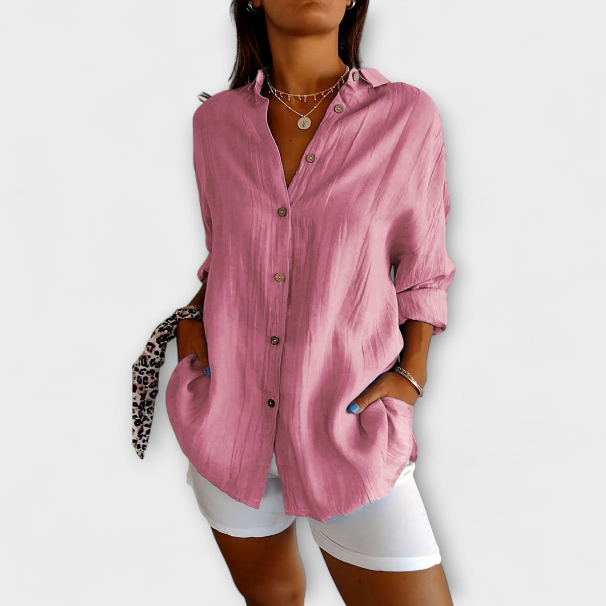 ALEXA | Blusa con pliegues