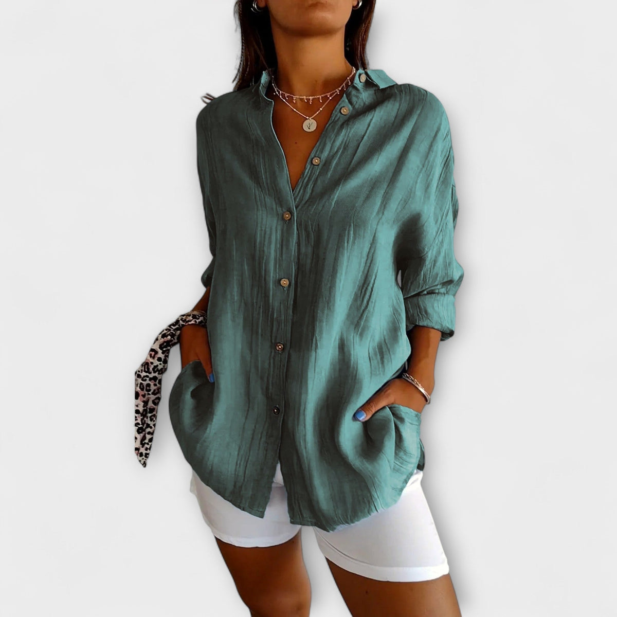 ALEXA | Blusa con pliegues