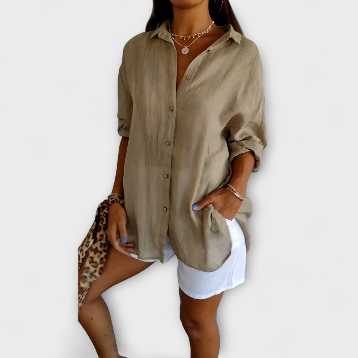 ALEXA | Blusa con pliegues