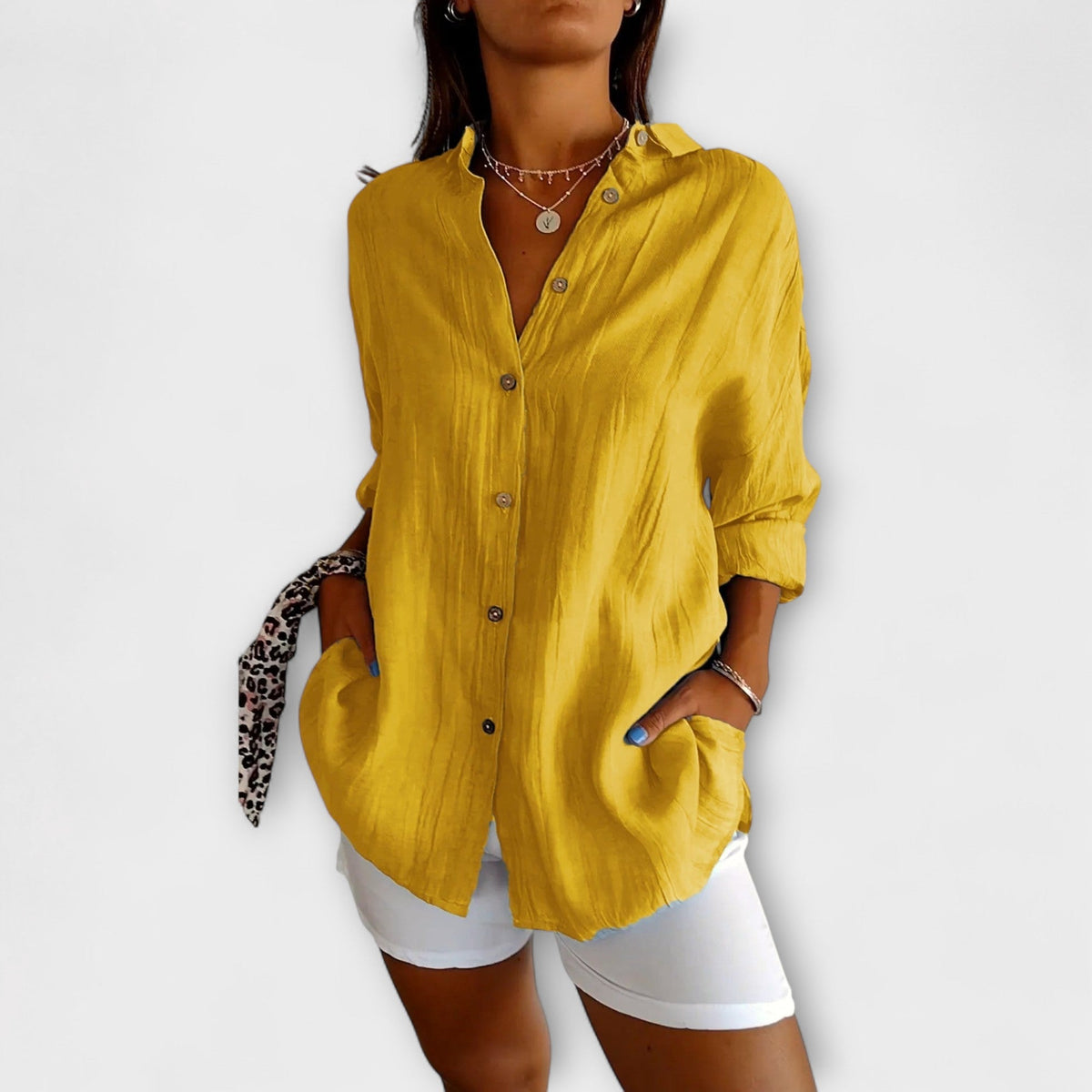 ALEXA | Blusa con pliegues