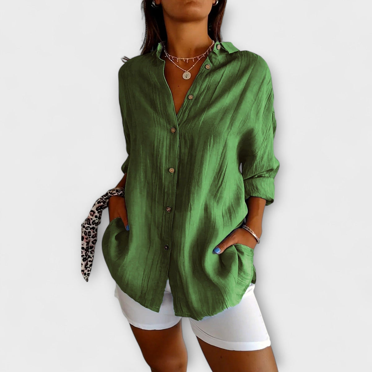 ALEXA | Blusa con pliegues