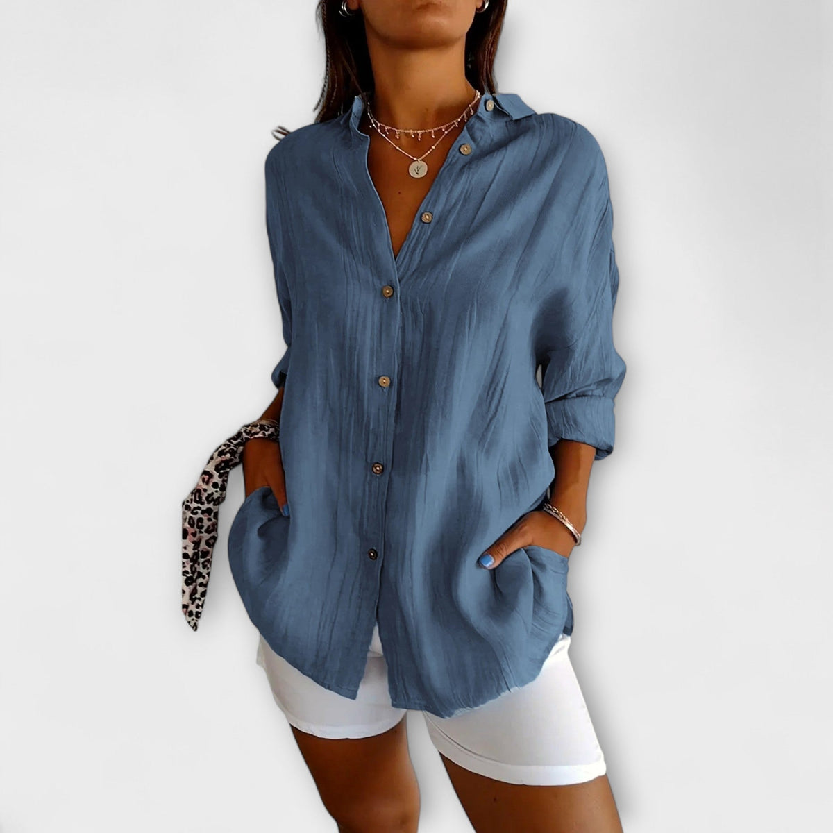 ALEXA | Blusa con pliegues