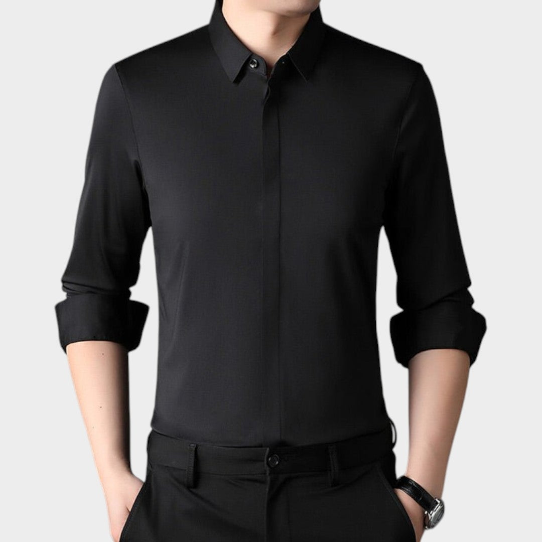 LUIS | Camisa elástica sin arrugas