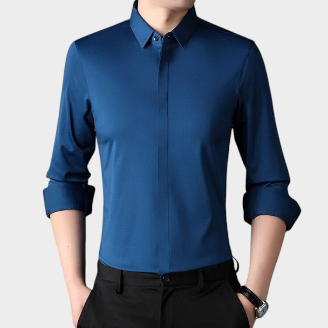LUIS | Camisa elástica sin arrugas