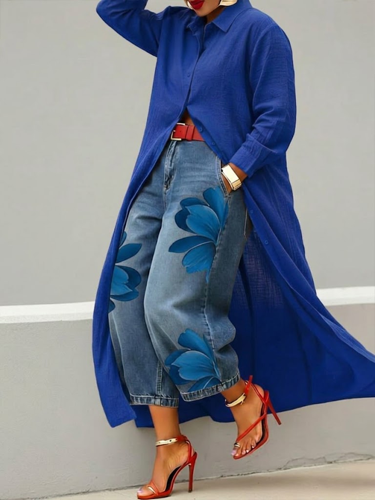 DANIELA | Conjunto con jeans estampados