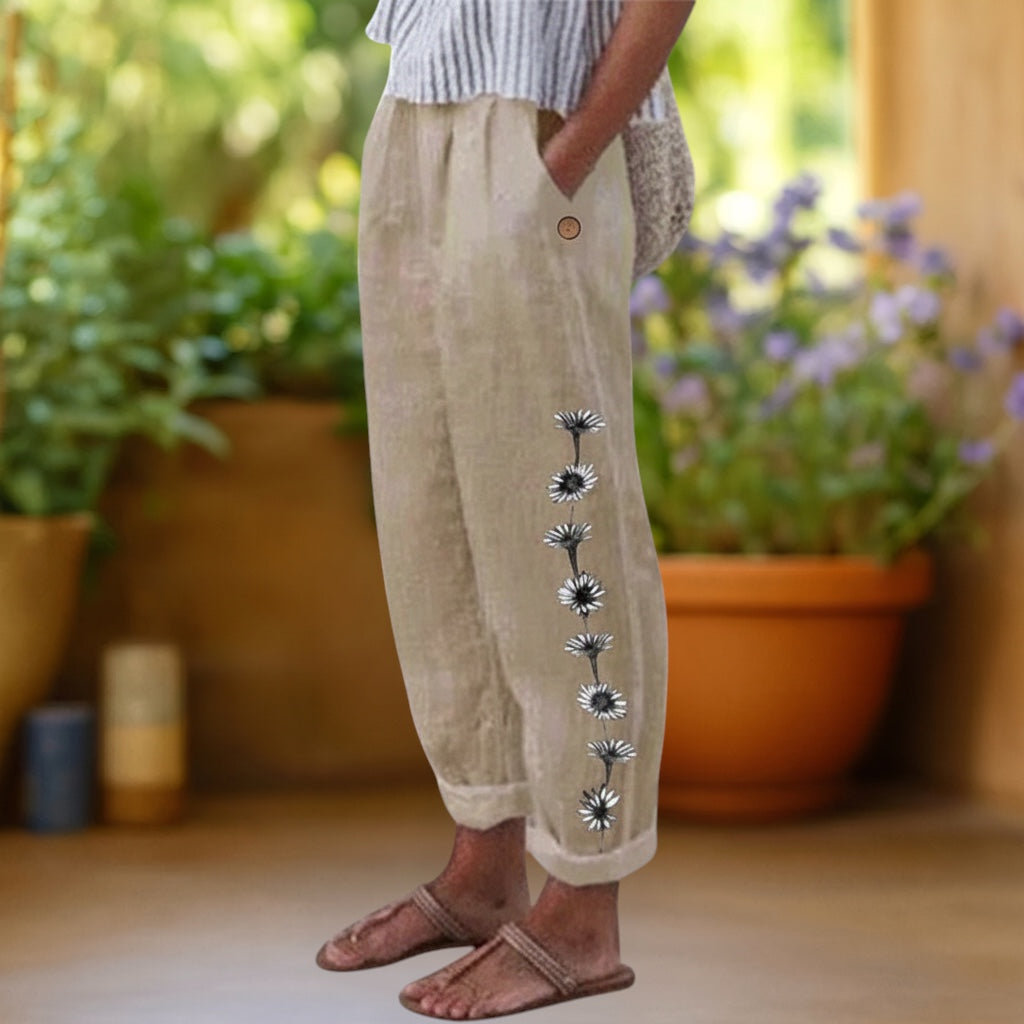 ROMINA | Pantalón holgado estampado