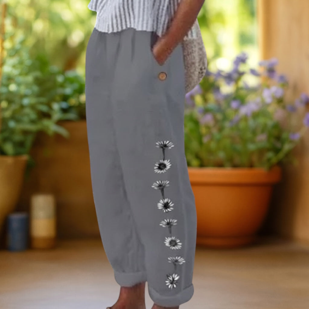ROMINA | Pantalón holgado estampado
