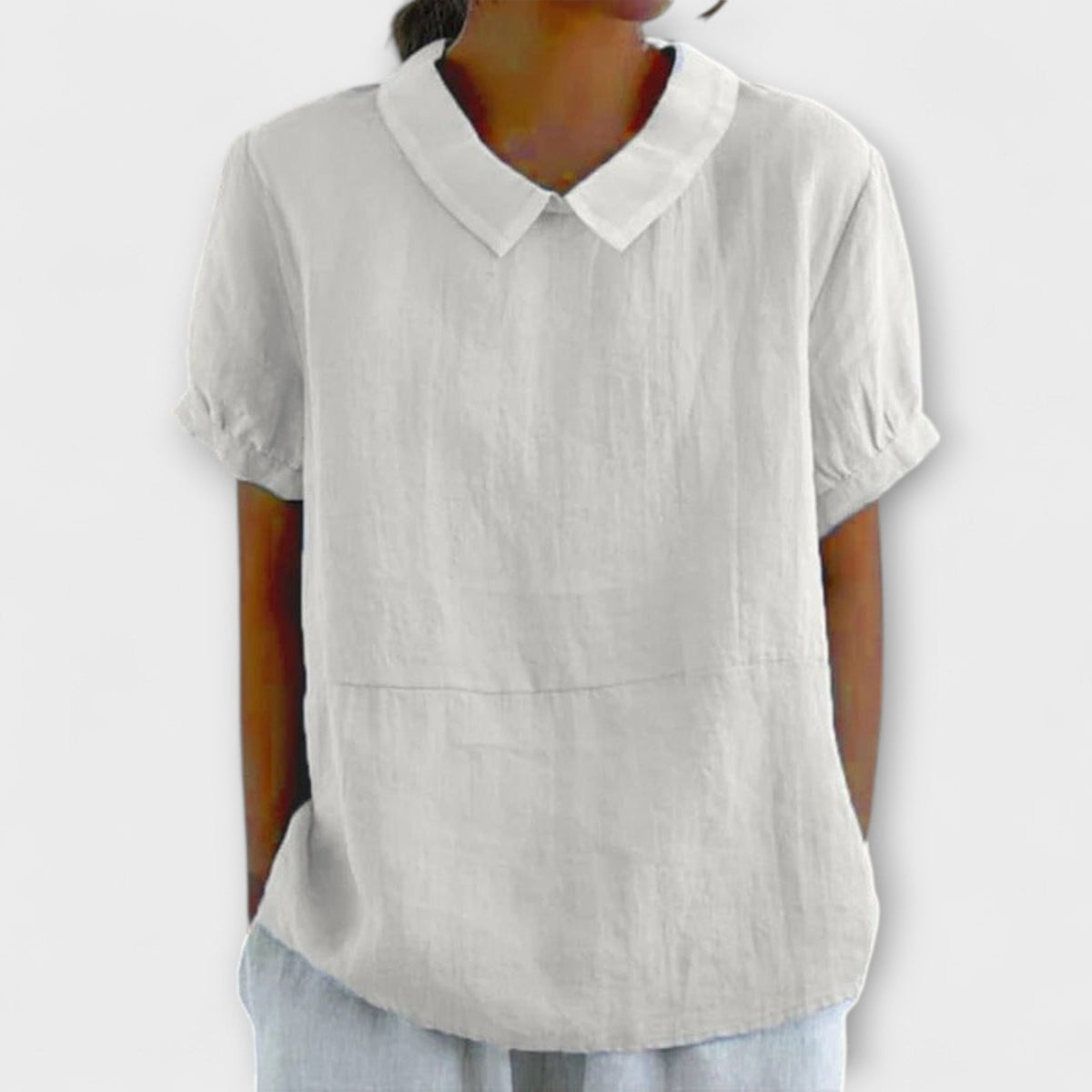 ROMINA | Blusa de manga corta holgada